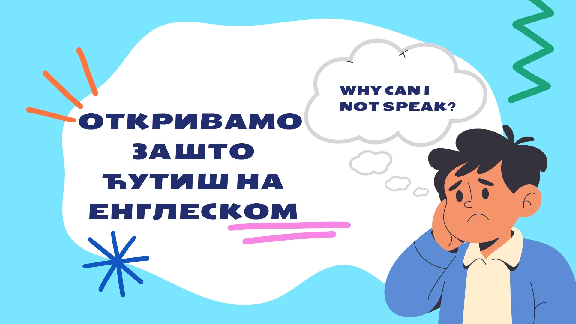 Откривамо зашто ћутиш на енглеском